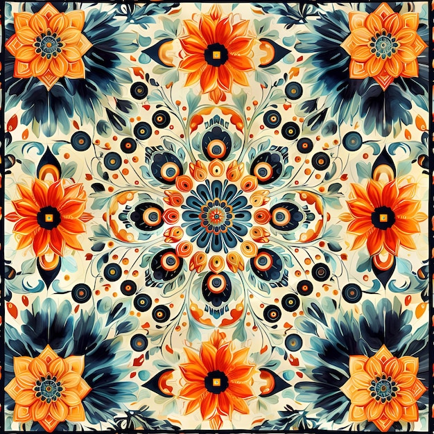 Boho mandala patroon