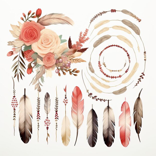 Boho Wedding Clip Art