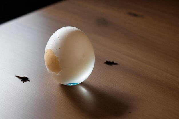 Photo boiled egg on a white background