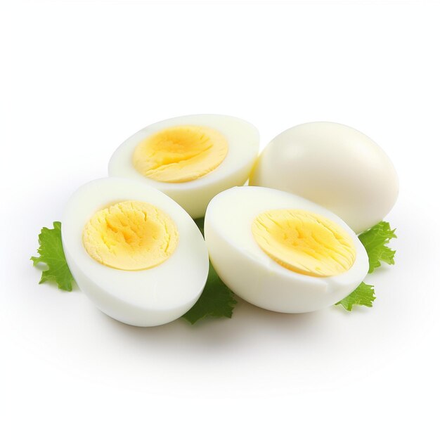 Premium AI Image  Boiled eggs are delicious