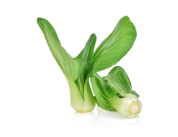 Bok choy (chinese kool) geïsoleerd op wit