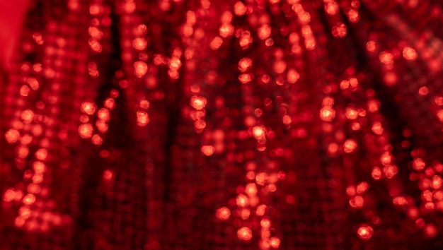 Photo bokeh abstract background and texture with red color