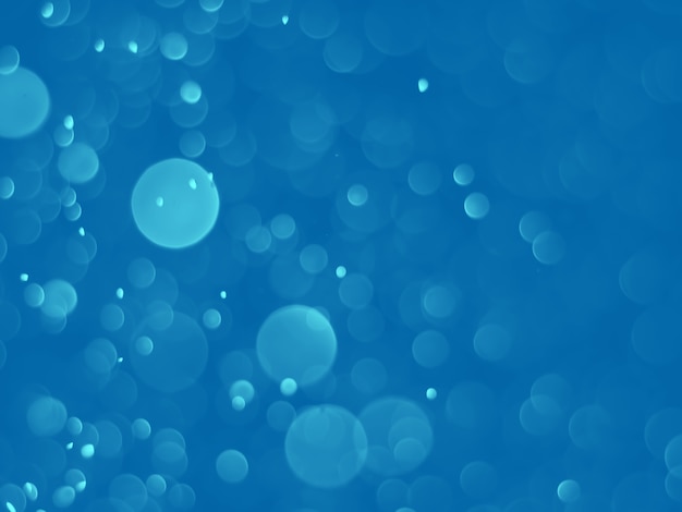 bokeh abstract background with blue color