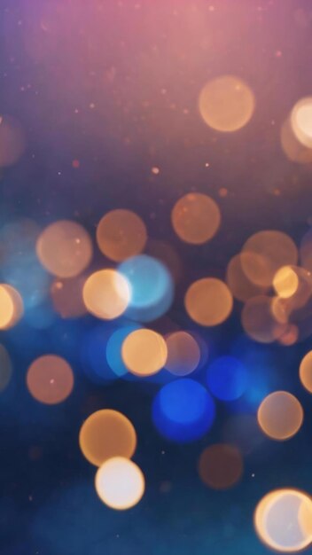 Bokeh abstract background with blue color