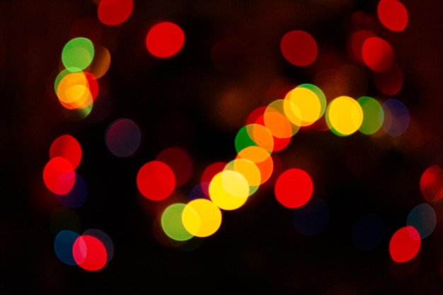 Bokeh abstract blurred background Sparkling magical bright glow bokeh