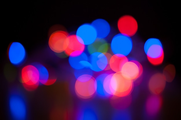 Bokeh. Abstract blurred light background