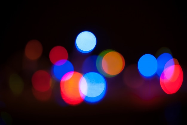 Bokeh. Abstract blurred light background