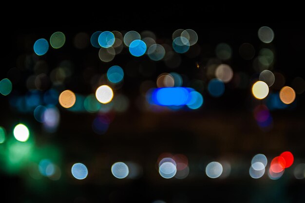 Bokeh 추상 조명 배경