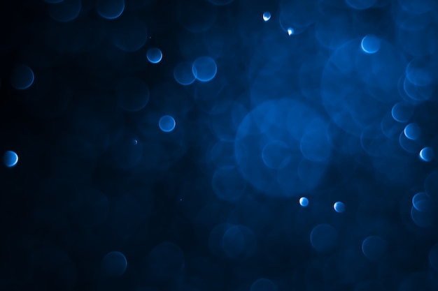 bokeh abstracte achtergrond met blauwe kleur