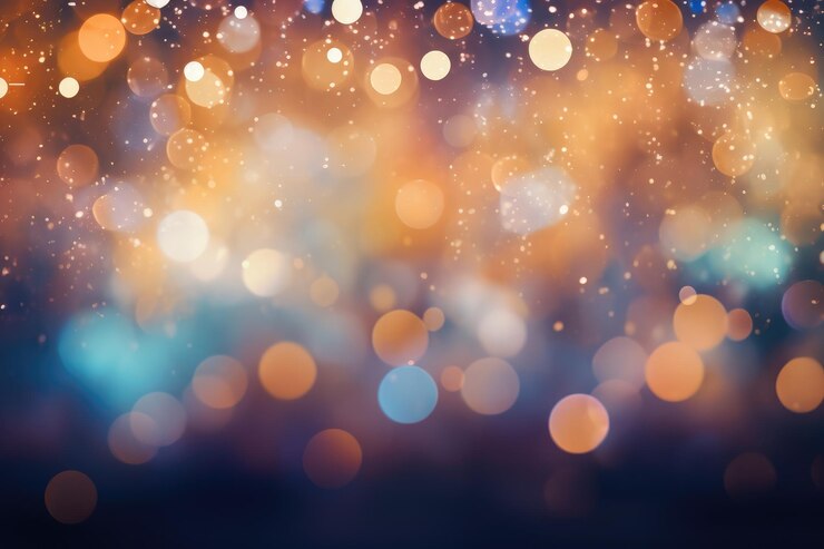 Photo bokeh backdrop background realistic bokeh background ai generated