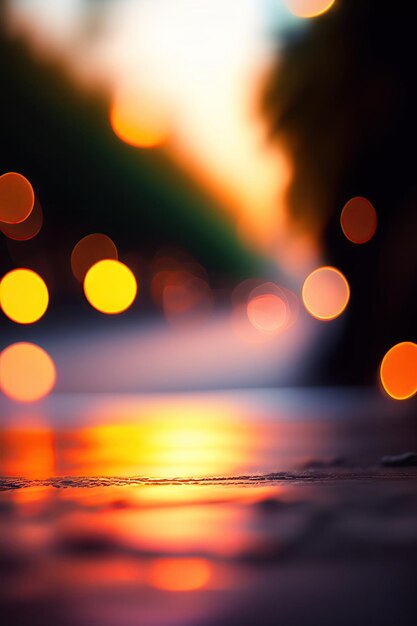 Bokeh background