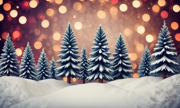 Bokeh christmas background