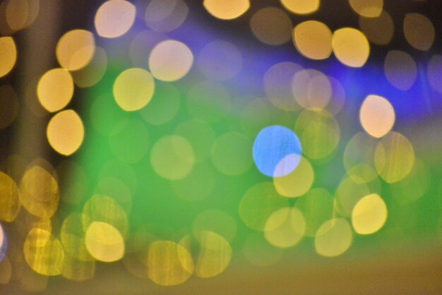 bokeh circle lights