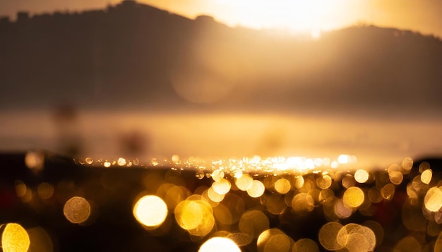 Photo bokeh city background