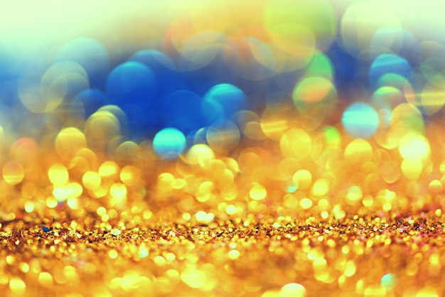 Bokeh colorfull blurred abstract background for birthday, anniversary, new year eve or chr