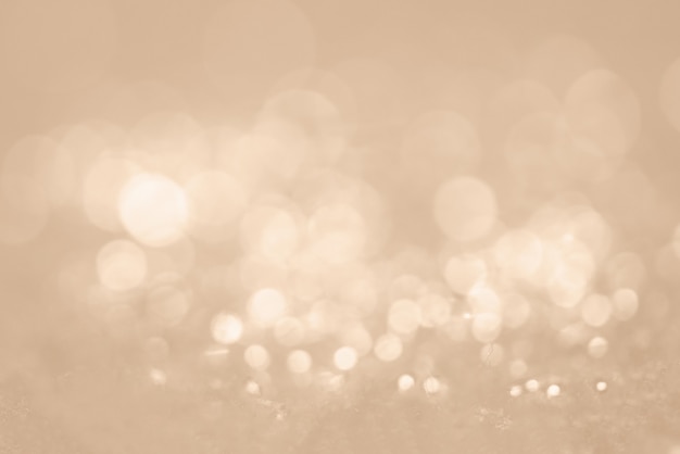 Bokeh defocused gold abstract christmas style
