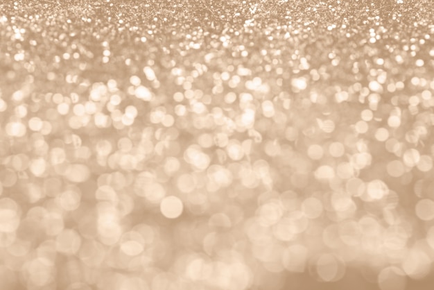 Bokeh defocused gold abstract christmas style