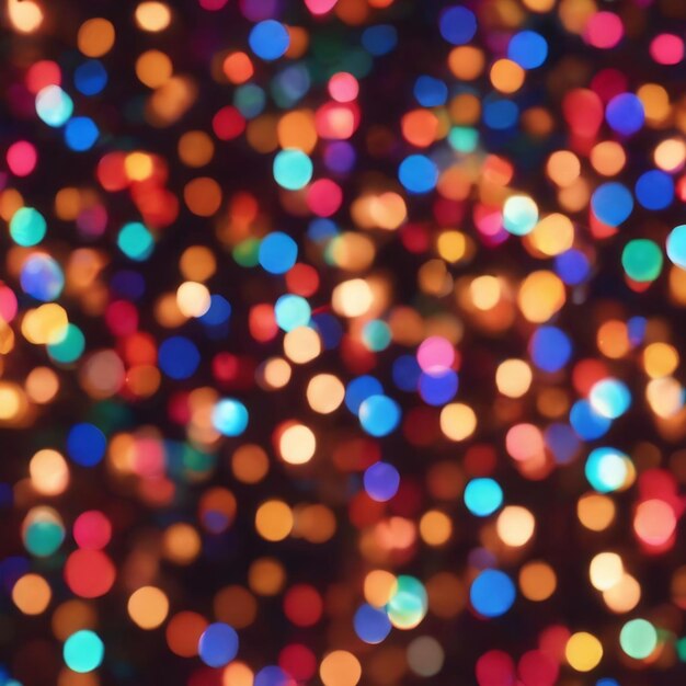 Bokeh and defocused multicolor abstract lights background