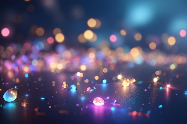 Bokeh Dreamscape Ethereal Lights in Gradient Glory wallpaper