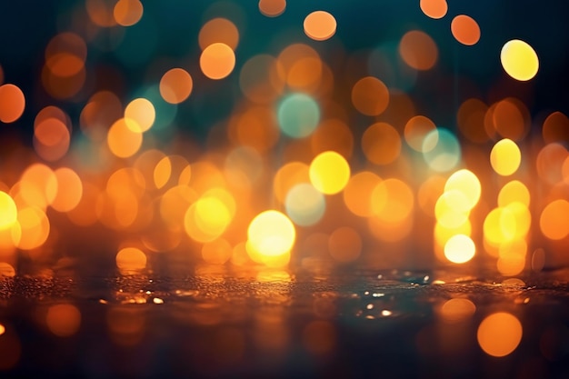 Bokeh effect background