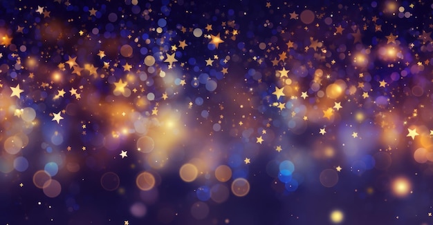 Bokeh glitter background