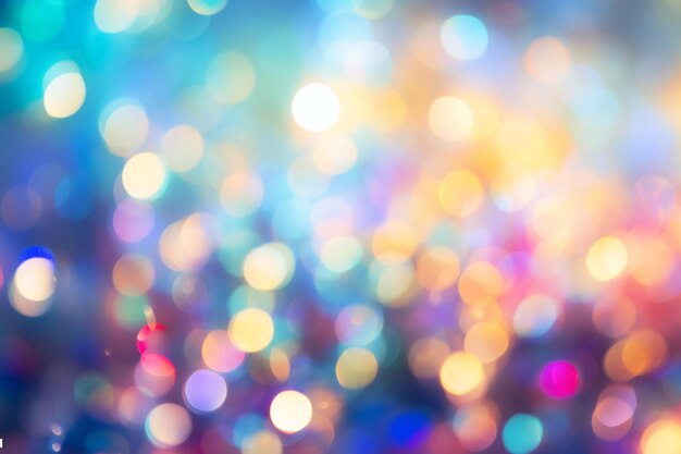 Photo bokeh glitter colorfull blurred abstract background