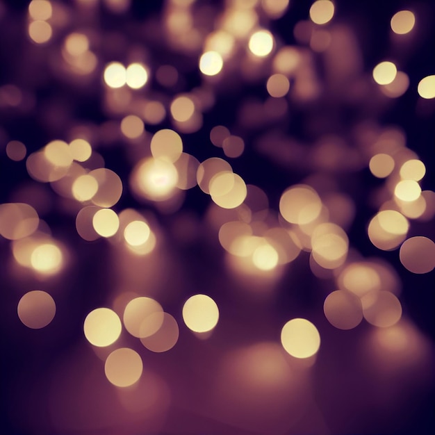 Bokeh lichten achtergrondeffect wazig behang kerstverlichting onscherp