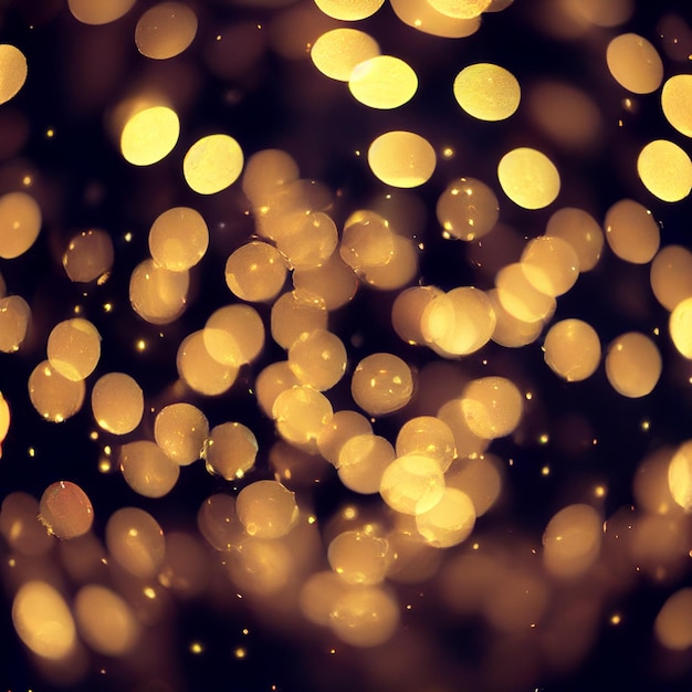 Bokeh lichten achtergrondeffect wazig behang kerstverlichting onscherp