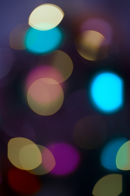 Bokeh lichten. Mooie kerst achtergrond.