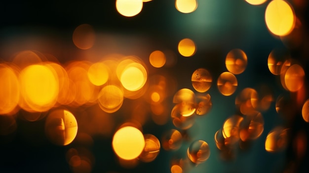 Bokeh lichten Nacht flares Droomachtige filmische sfeer