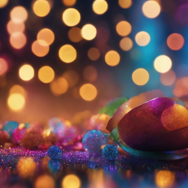 Bokeh light and abstract background decoration