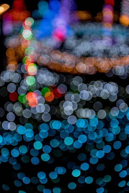 bokeh, light and abstract background decoration