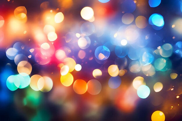 Photo bokeh light defocused blurred background