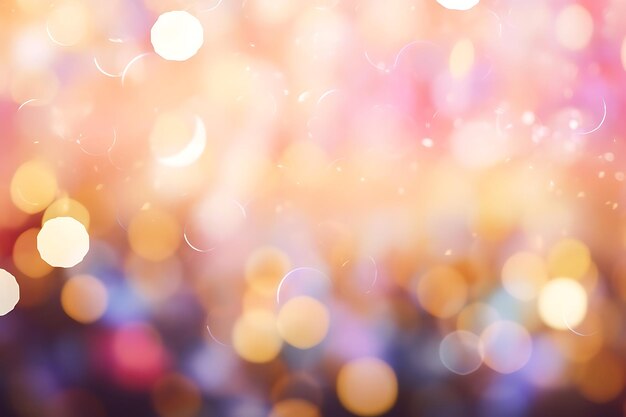 Bokeh Light Defocused Blurred Background