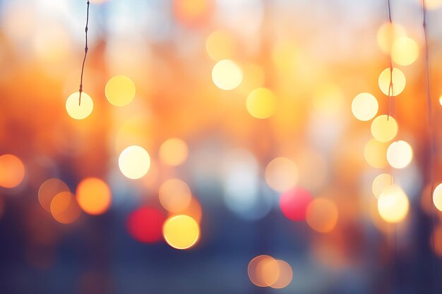 Bokeh light defocused blurred background