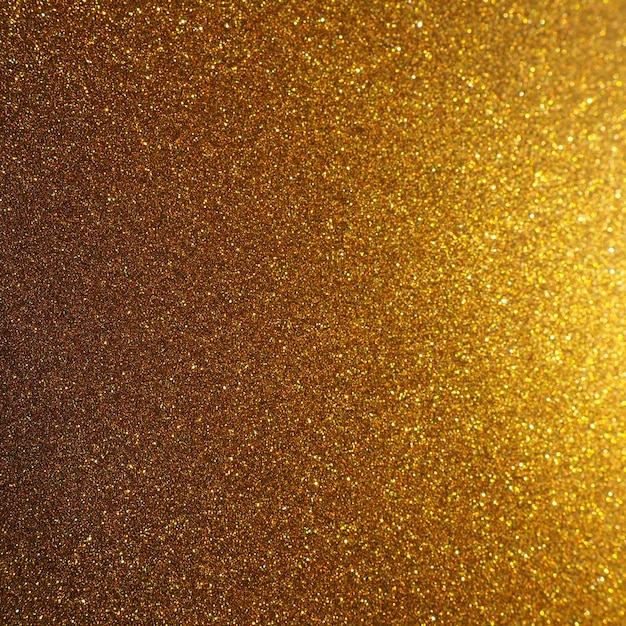 Bokeh light of gold glitters Golden glitter texture background Sparkling glitter wrapping paper with sequins and sparkles Festive golden bokeh and glitter Beautiful background