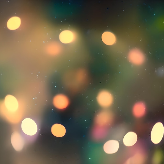 Photo bokeh of light in night