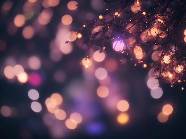 Bokeh Lights AI Generated