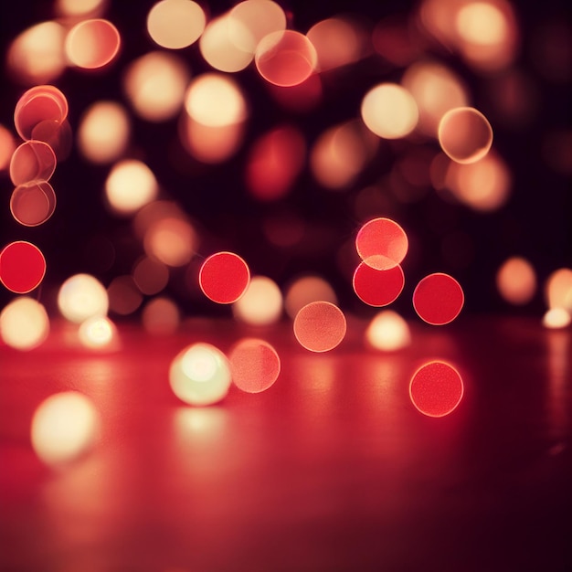 Bokeh lights background effect blurred wallpaper christmas lights out of focus