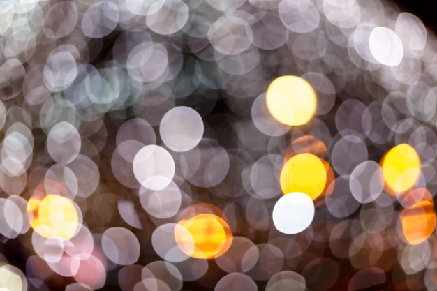 Bokeh lights.  Christmas and the New Year