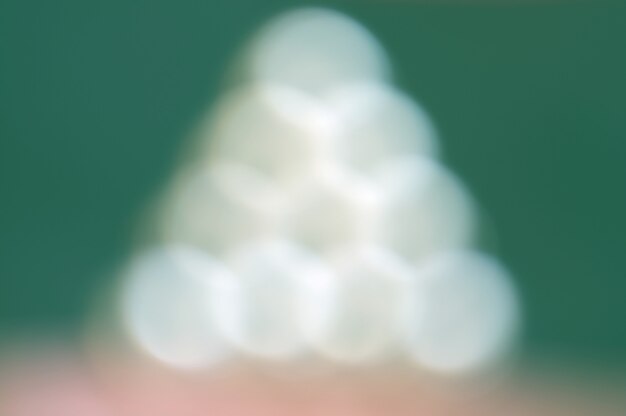 Bokeh Lights on the Shape of Christmas or Tree triangle shape