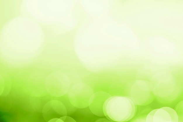 Bokeh pattern on a green background