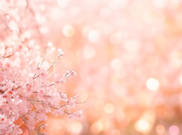 Bokeh pattern on a mesmerizing background