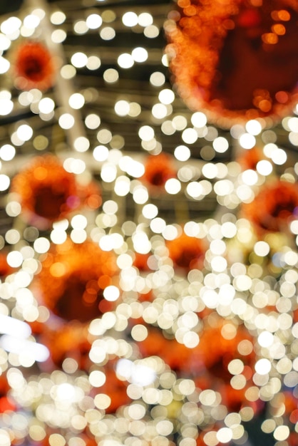 Bokeh photo of christmas lights