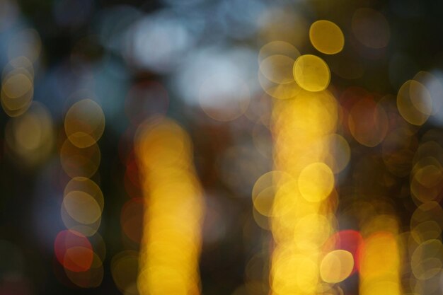 Bokeh photo of christmas lights