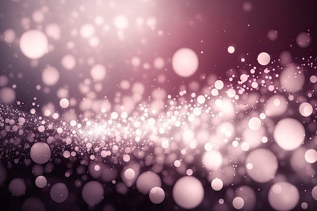 Bokeh pink defocused abstract pink lights background