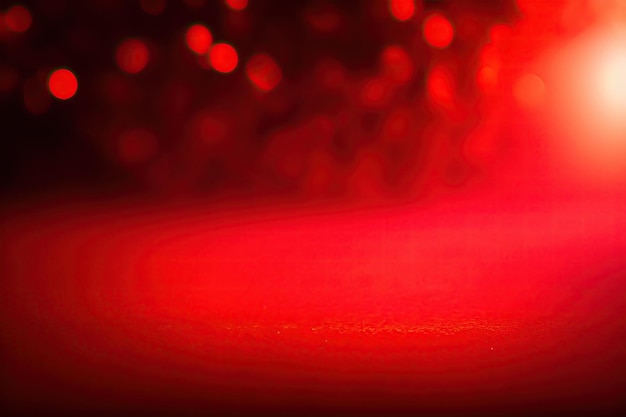 Bokeh red background