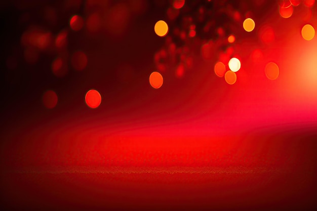 Bokeh red background