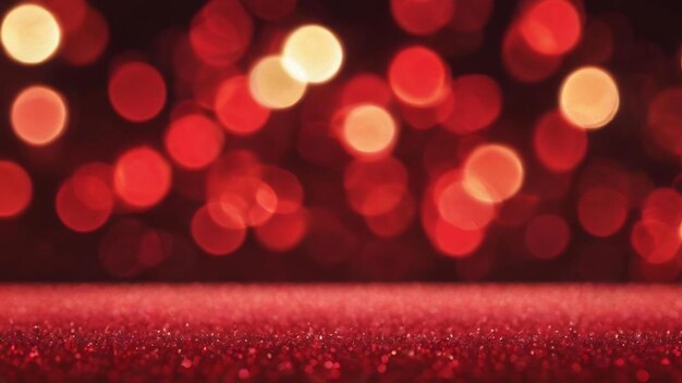 Bokeh red lights background