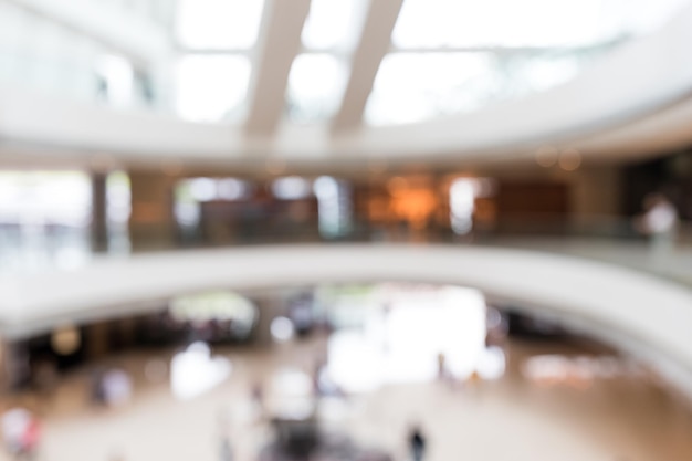 Bokeh of shopping center